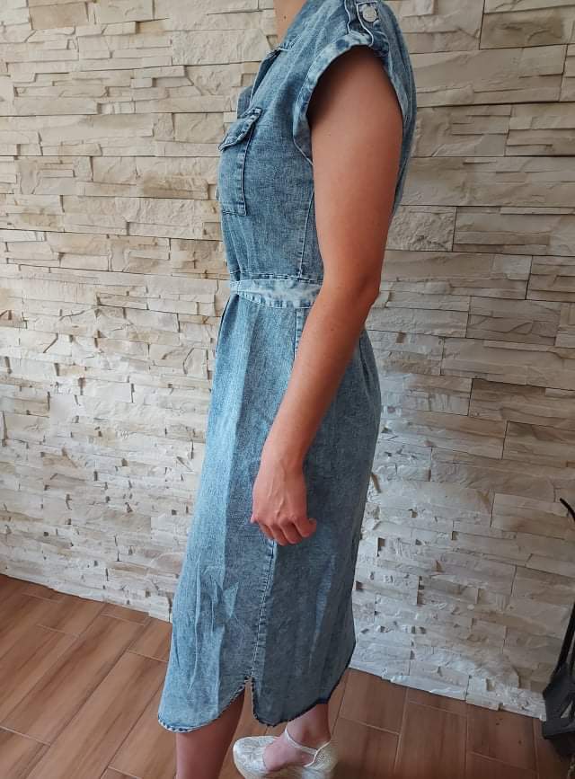 Riflové šaty S
